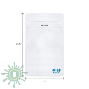 Loud Lock Grip N Pull Mylar Bags - White - 1000ct-Collective Supplies-[-LoudLock.com