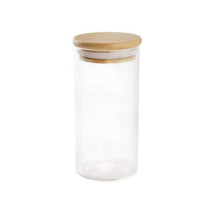 12oz Glass Jar - Wood Cap - 80ct-Glass Jars-[-LoudLock.com