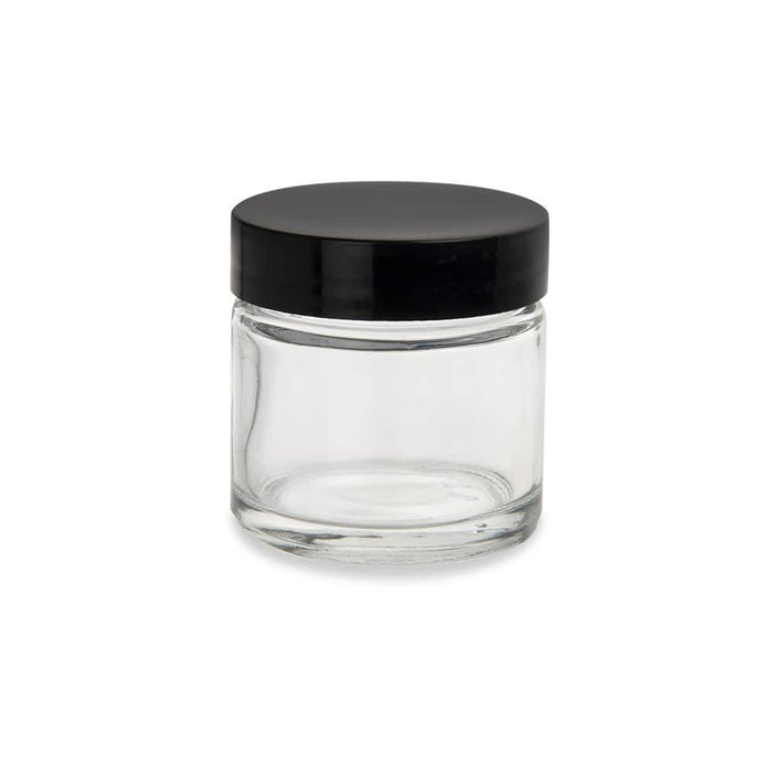 1oz Glass Jar - White Cap- 160ct