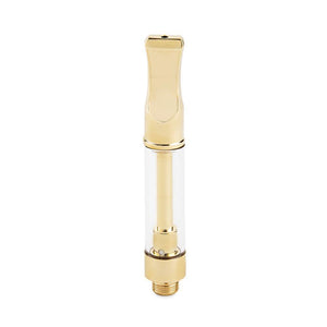 Ceramic Glass Oil Atomizer - 0.9mm - Gold - 1ml - 30ct-Oil Cartridge Atomizer-[-LoudLock.com