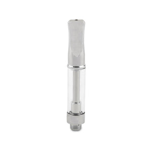 Ceramic Glass Oil Atomizer 1.6 MM - Chrome - 1ml - EZ Process - 100ct-Oil Cartridge Atomizer-[Chrome-LoudLock.com