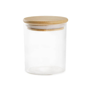 16oz Glass Jar - Wood Cap - 40ct-Glass Jars-[-LoudLock.com