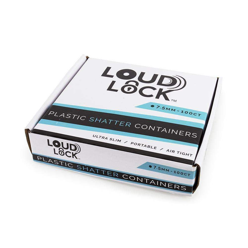Loud Lock Child Resistant Pop Top Vials - Clear