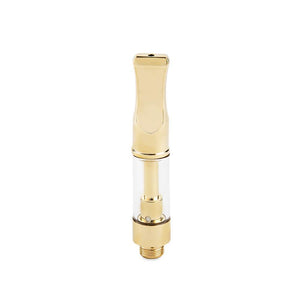Ceramic Glass Oil Atomizer - 1.6mm - Gold - 1/2ml - 30ct-Oil Cartridge Atomizer-[-LoudLock.com