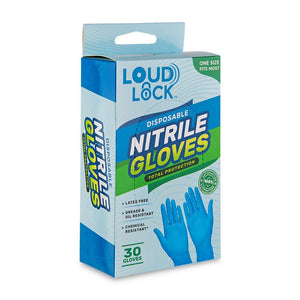 Loud Lock Nitrile Gloves - 30ct-Gloves and PPE-[-LoudLock.com