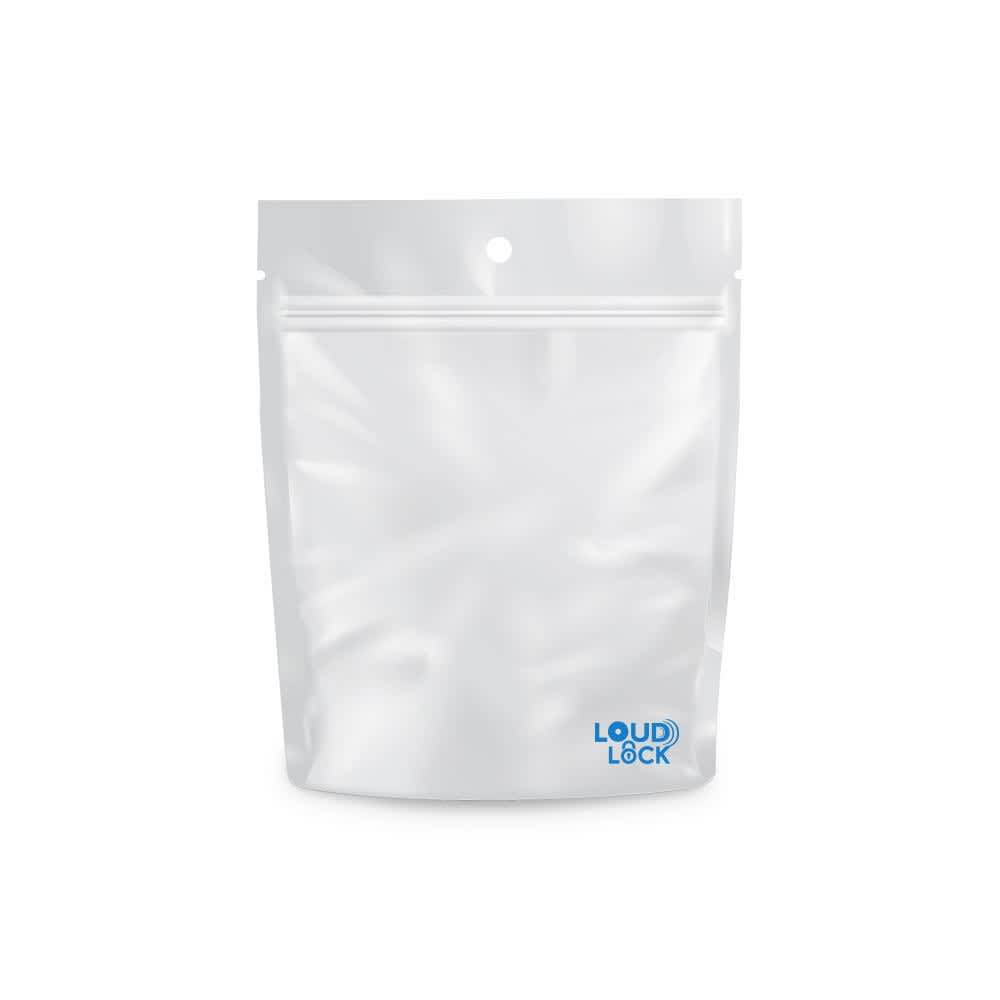 Loud Lock All States Mylar Bags - White/Clear - 1000ct