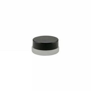 Frosted Glass Thick Wall Container - 7ML - Black - 90 Ct-Collective Supplies-[Black-LoudLock.com