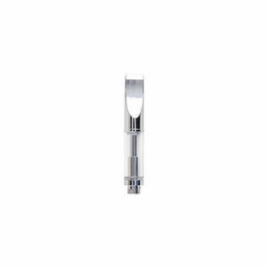 Ceramic Glass Oil Atomizer 1.6 MM - Chrome - 1/2ml - EZ Process - 100ct-Oil Cartridge Atomizer-[Chrome-LoudLock.com