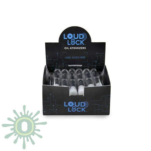 Ceramic Glass Atomizer - 0.9mm - Chrome - 1/2 ml -30ct-Oil Cartridge Atomizer-[-LoudLock.com