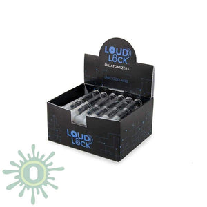 Ceramic Glass Atomizer - 0.9mm - Chrome - 1/2 ml -30ct-Oil Cartridge Atomizer-[-LoudLock.com
