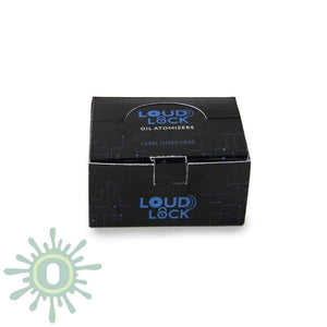 Ceramic Glass Oil Atomizer 1.6 MM - Chrome - 1/2ml - EZ Process - 100ct-Oil Cartridge Atomizer-[Chrome-LoudLock.com