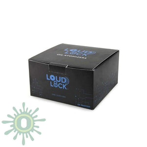 Ceramic Glass Oil Atomizer 1.6 MM - Chrome - 1/2ml - EZ Process - 100ct-Oil Cartridge Atomizer-[Chrome-LoudLock.com
