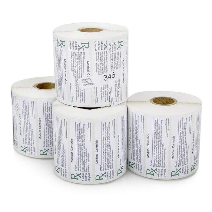 Generic Rx Medical Marijuana Compliant Labels | Loud Lock Packaging.