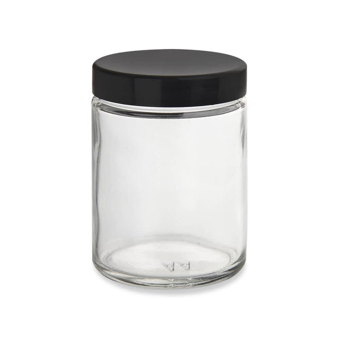 Acopa Dusk 1 Gallon Glass Jar with Black Metal Lid