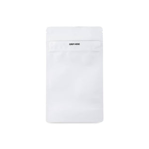 Loud Lock Grip N Pull Mylar Bags - White - 1000ct-Collective Supplies-[1/8 Oz-LoudLock.com