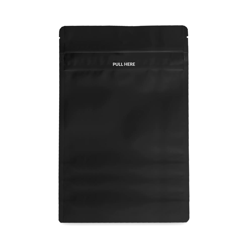 1oz Matte Black Child-Resistant Mylar Bags