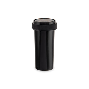 Loud Lock Black Reversible Cap Vials-Collective Supplies-[30 Dram - 170 Bottles Per Case / Black-Black-LoudLock.com