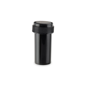 Loud Lock Black Reversible Cap Vials-Collective Supplies-[13 Dram - 275 Bottles Per Case-Black-LoudLock.com