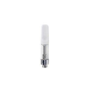 Ceramic Oil Atomizer - White Tip - 1/2ml - 30ct-Oil Cartridge Atomizer-[White-LoudLock.com