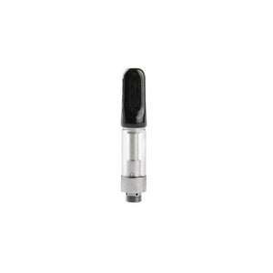 Ceramic Oil Atomizer - Black Tip - 1/2ml - EZ Process - 100ct-Oil Cartridge Atomizer-[-LoudLock.com