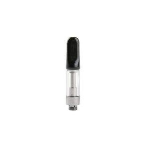 Ceramic Oil Atomizer - Black Tip - 1/2ml - EZ Process - 100ct-Oil Cartridge Atomizer-[Black-LoudLock.com