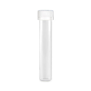 Glass Blunt Tubes - Child Proof - White Cap - 144ct-Collective Supplies-[144-LoudLock.com