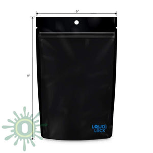 Loud Lock All States Mylar Bags - Black - 1000ct-Collective Supplies-[-LoudLock.com