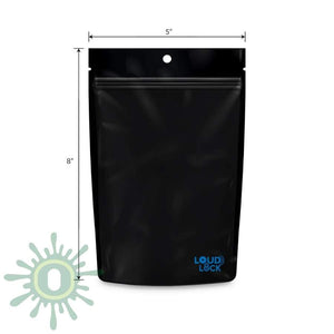 Loud Lock All States Mylar Bags - Black - 1000ct-Collective Supplies-[-LoudLock.com
