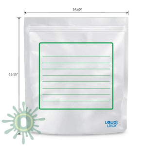 Loud Lock All States Mylar Bags - White/Clear - 1000ct-Collective Supplies-[1 lb - 30 count-White/Clear-LoudLock.com