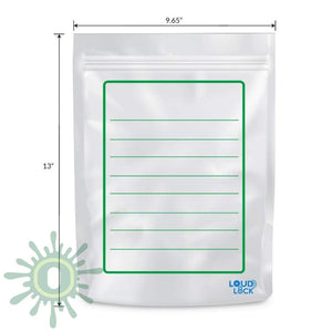 Loud Lock All States Mylar Bags - White/Clear - 1000ct