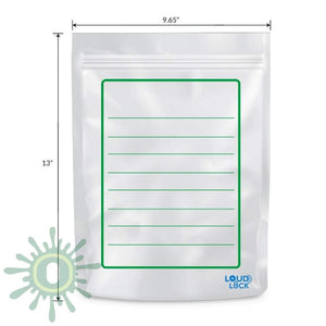 Loud Lock All States Mylar Bags - White/Clear - 1000ct-Collective Supplies-[1/4 lb - 50 count-White/Clear-LoudLock.com