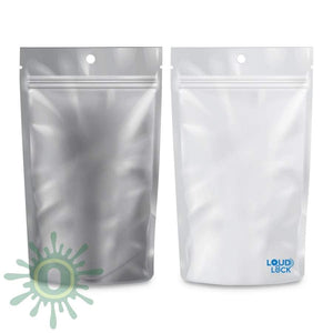 Loud Lock All States Mylar Bags - White/Clear - 1000ct-Collective Supplies-[-LoudLock.com