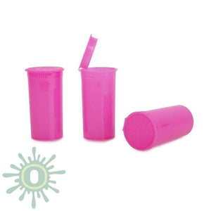 Loud Lock Child Resistant Pop Top Vials - Pink-Collective Supplies-[13 Dram - 315 Bottles Per Case-Pink-LoudLock.com