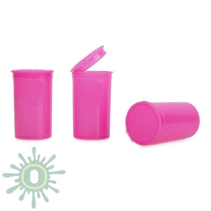 Loud Lock Child Resistant Pop Top Vials - Pink-Collective Supplies-[19 Dram - 225 Bottles Per Case-Pink-LoudLock.com