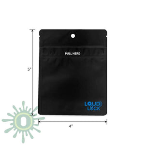 Loud Lock Grip N Pull Mylar Bags - Black - 1000ct-Collective Supplies-[8-Jan-1000ct-LoudLock.com