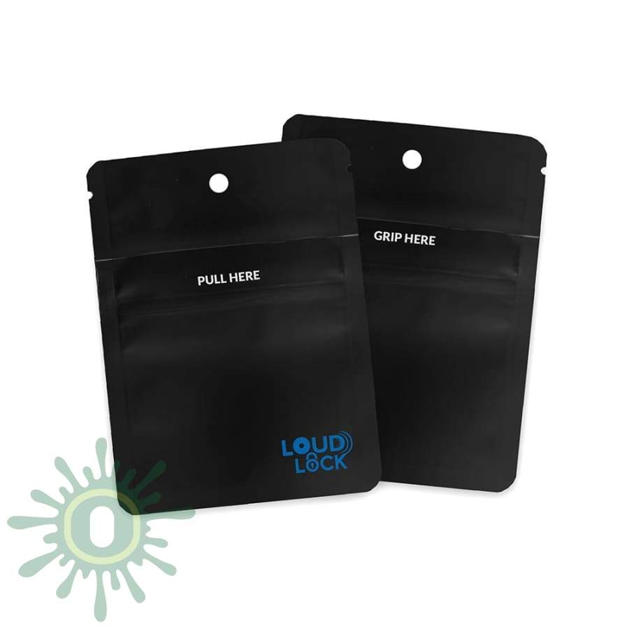 Loud Lock All States Mylar Bags - Black/Clear - 1000ct