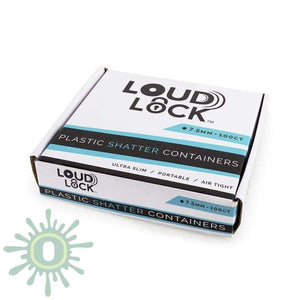 Loud Lock Plastic Shatter Containers-Collective Supplies-[7.5mm-100ct-LoudLock.com