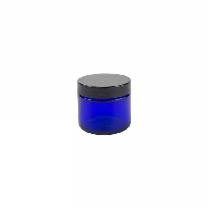 2oz Glass Jar - Cobalt Blue - 168ct
