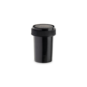 Loud Lock Black Reversible Cap Vials-Collective Supplies-[8 Dram - 410 Bottles Per Case-Black-LoudLock.com